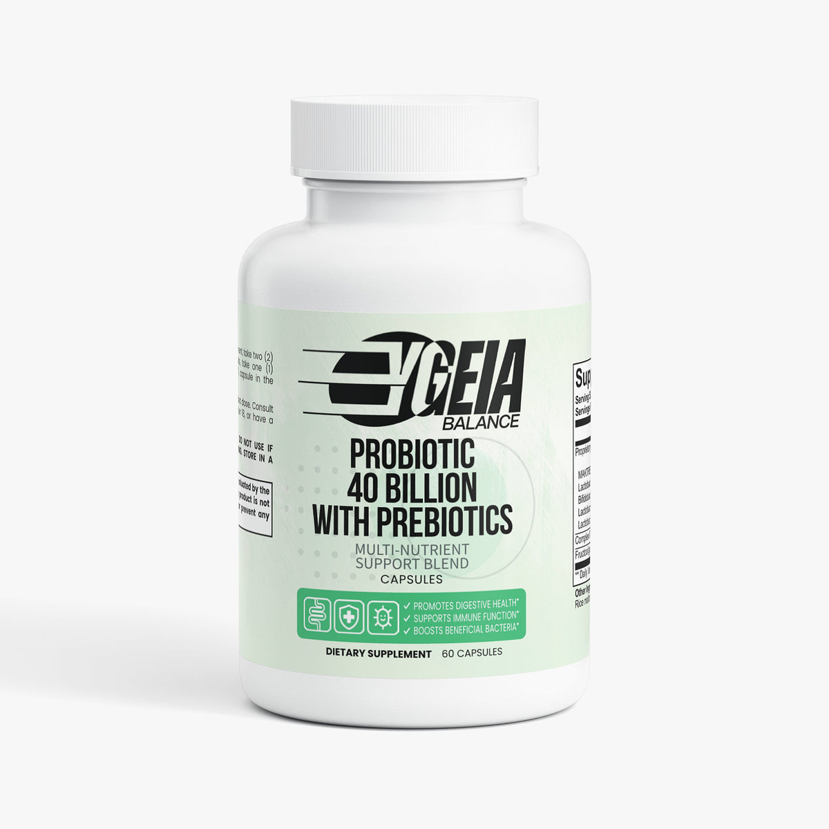 YGEIA Balance – Probiotic 40 Billion with Prebiotics