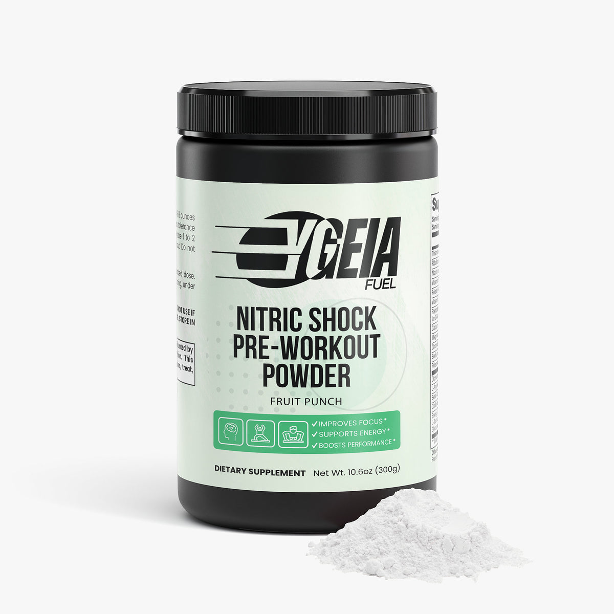 YGEIA Nitric Shock – Advanced Pre-Workout Power (Fruit Punch)