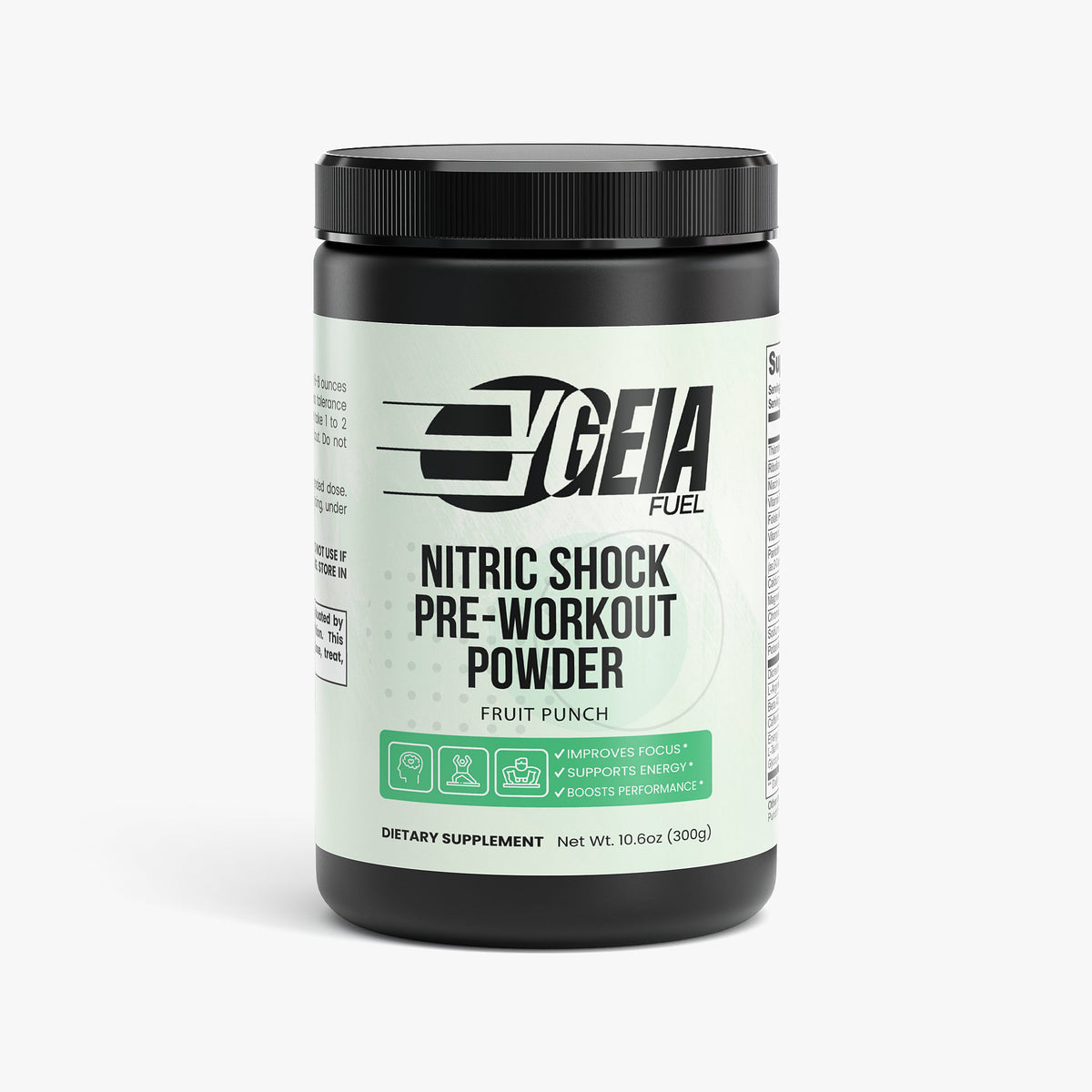 YGEIA Nitric Shock – Advanced Pre-Workout Power (Fruit Punch)