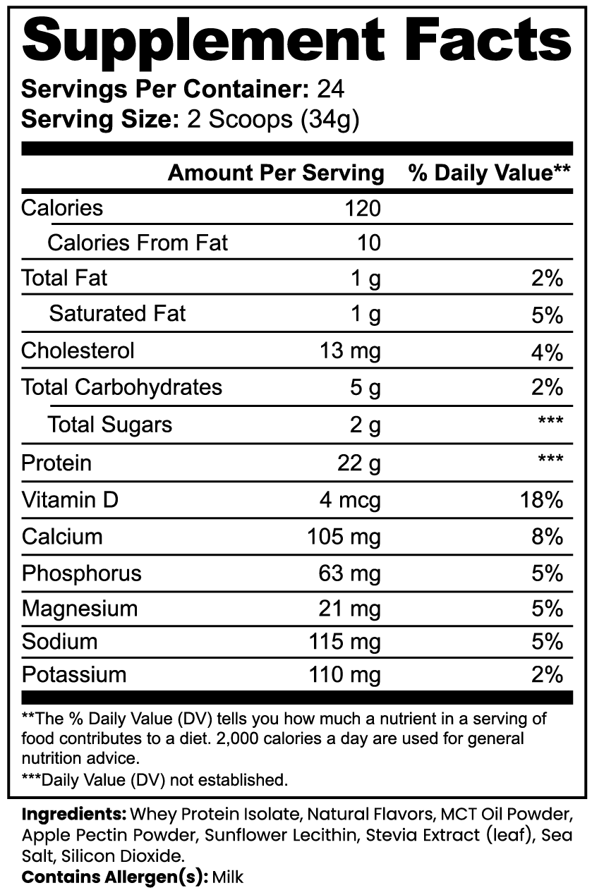 YGEIA Fuel - Advanced 100% Whey Protein Isolate (Vanilla)