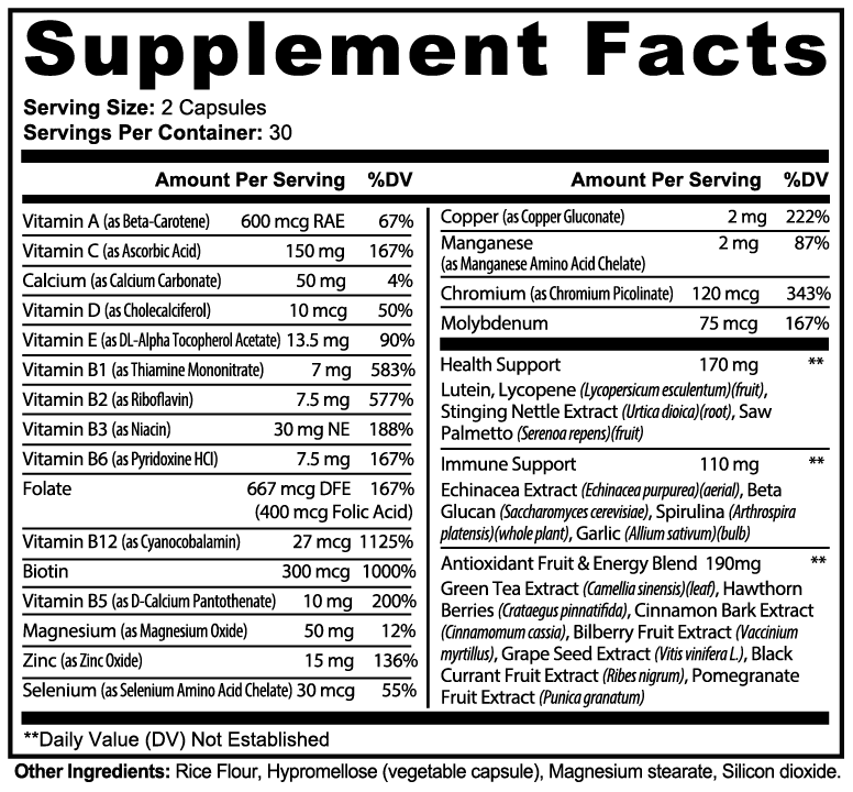 YGEIA Core - Complete Multivitamin