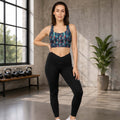 YGEIA Fitness Urban Scene Longline Sports Bra