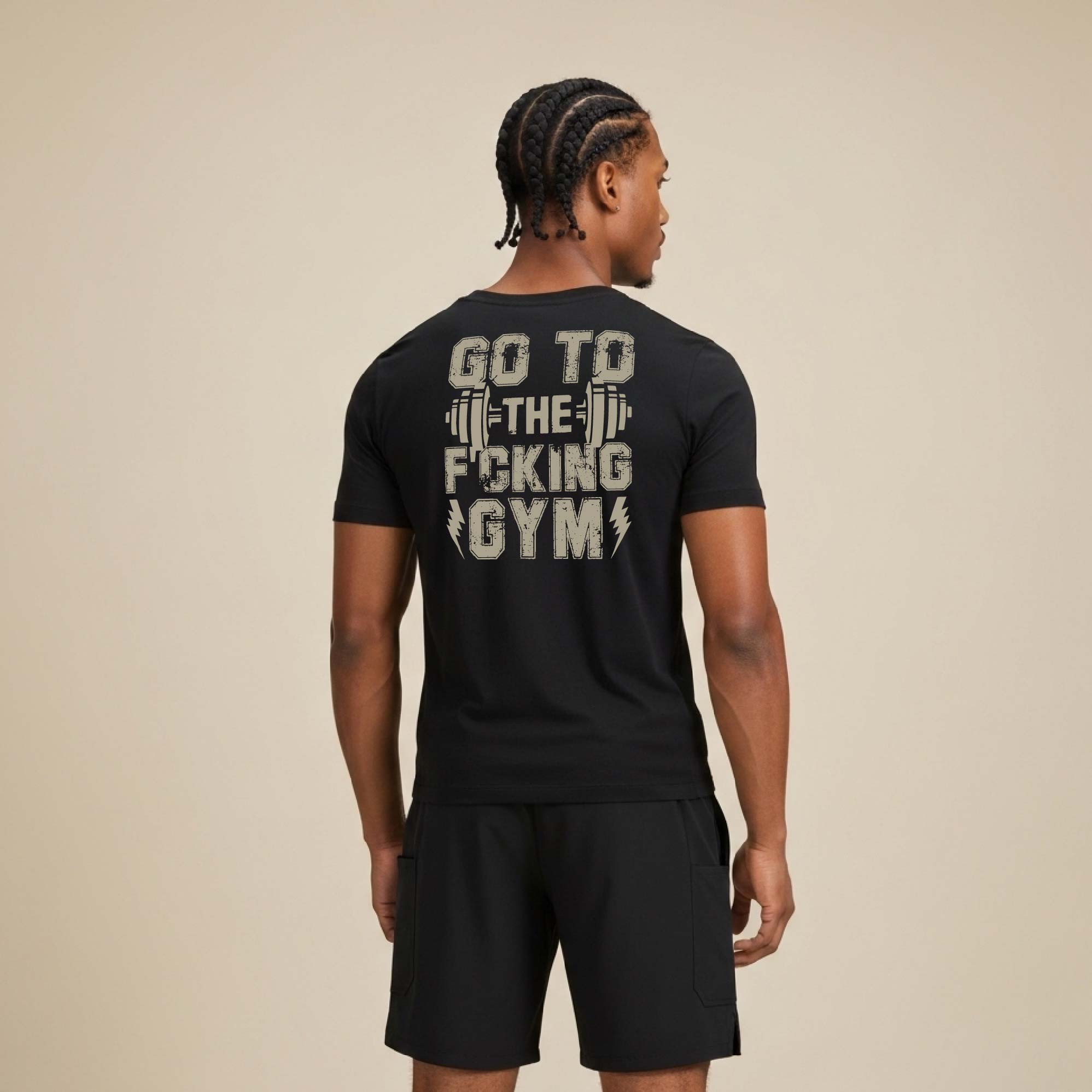 Go To The Fcking Gym Black Unisex T-Shirt