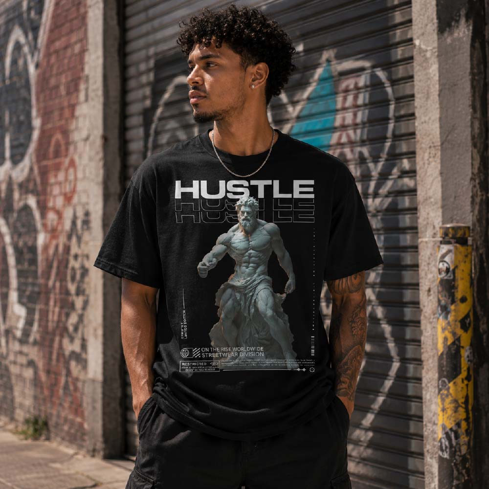 Hustle Black Unisex T-Shirt