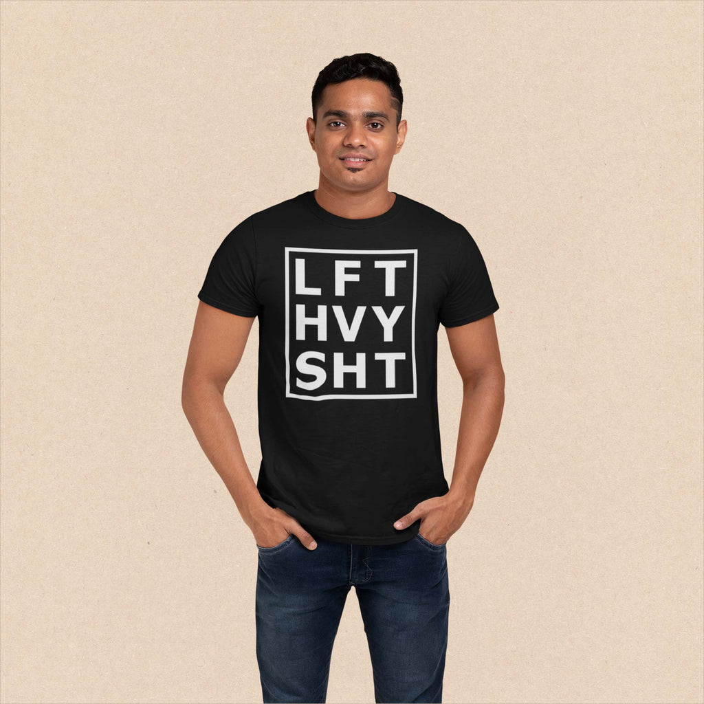 LFT HVY SHT Black Unisex T-Shirt