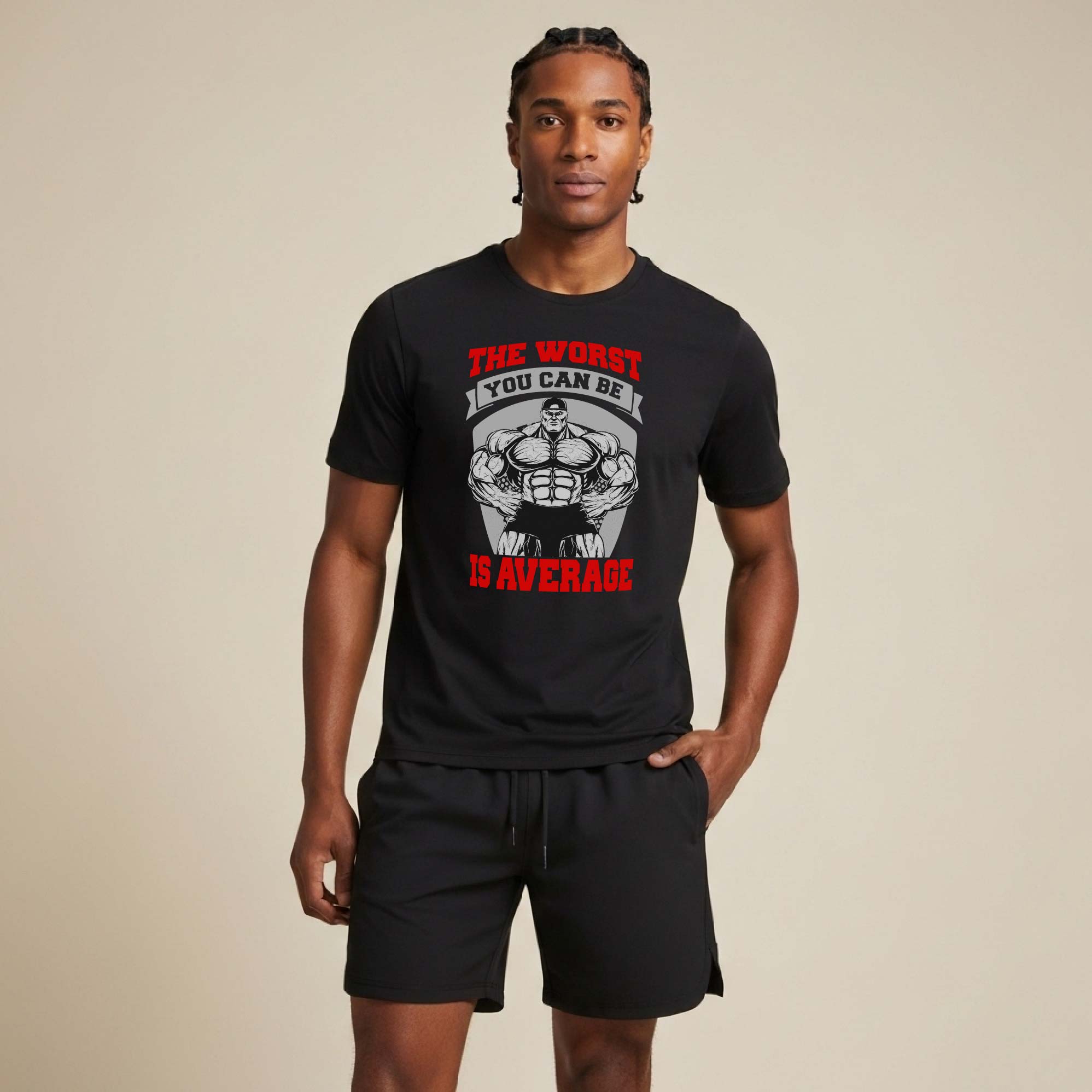 The worst You Can Be Is Average Unisex T-shirt