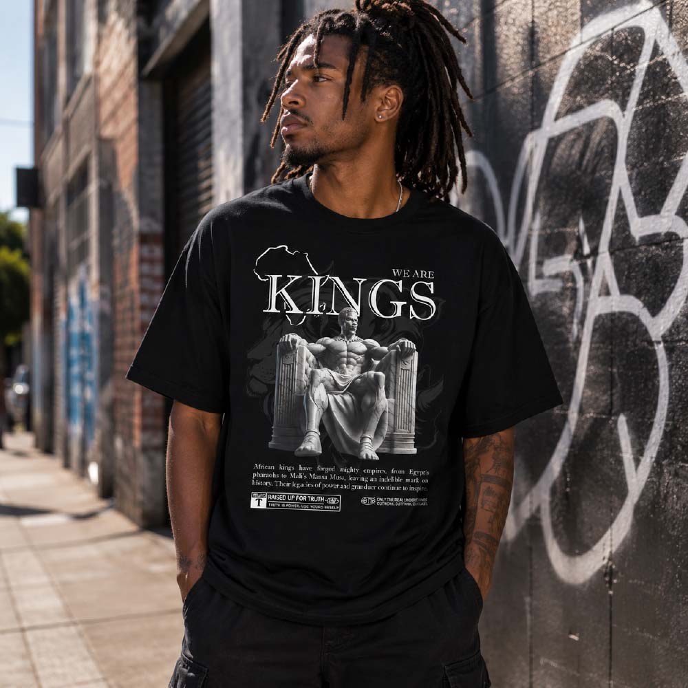 We Are Kings Black Unisex T-Shirt