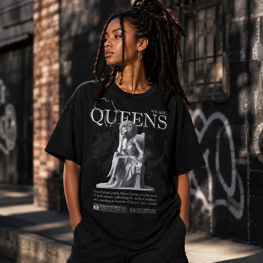 We Are Queens Black Unisex T-Shirt