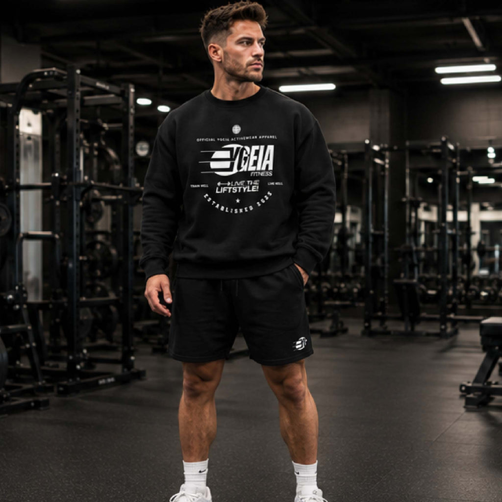 YGEIA Fitness Oversized Heavyweight Sweatshirt