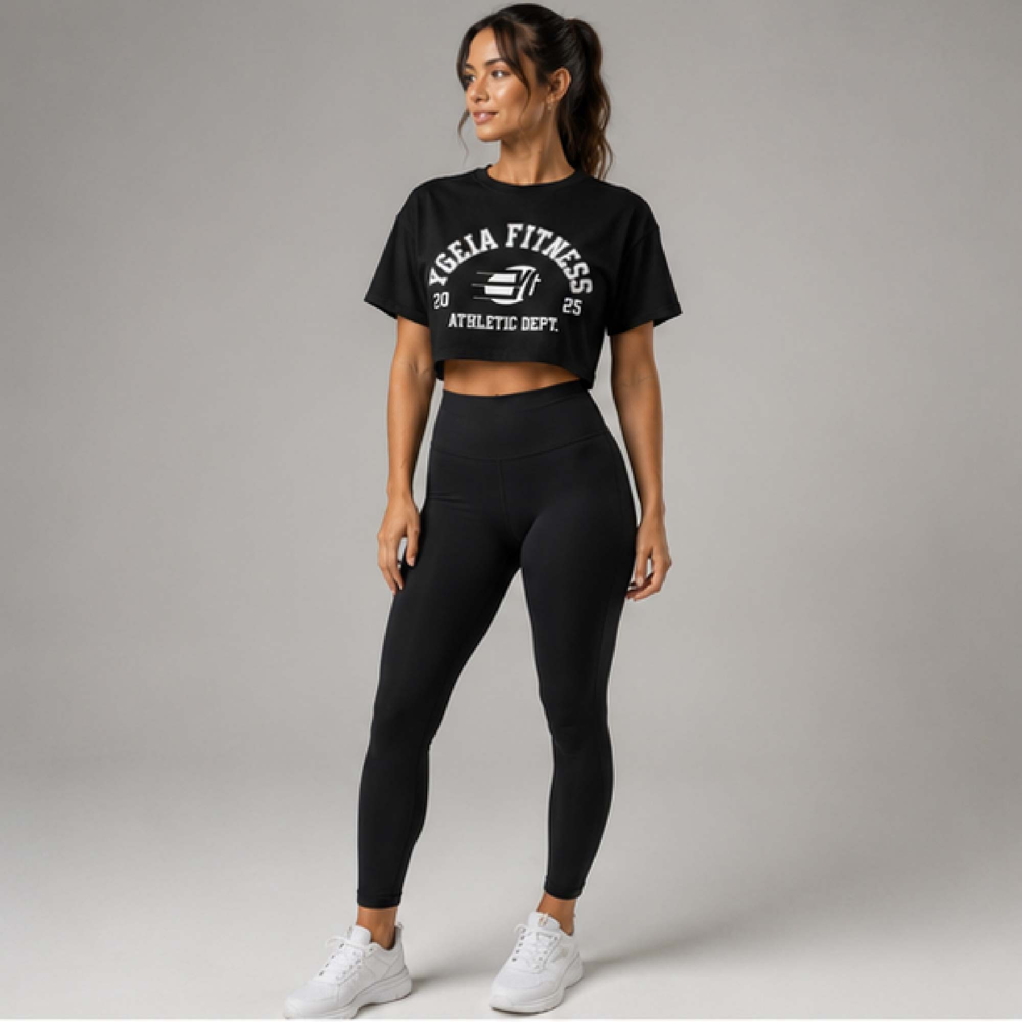 YGEIA Women's Athletic Dept. Crop Top Tee